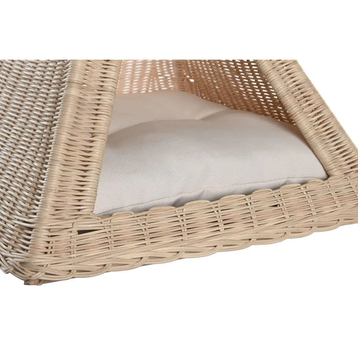 Pet bed DKD Home Decor Natural Rattan 45 x 45 x 45 cm - Домашни Животни<<<Дом Градина<<<BigBuy&&&Къщички и