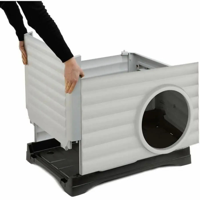 Pet bed Ferplast PETVILLA 50 Resin Thermoplastic 38,5 x 43 x 38,5 cm White Grey - Домашни Животни<<<Дом