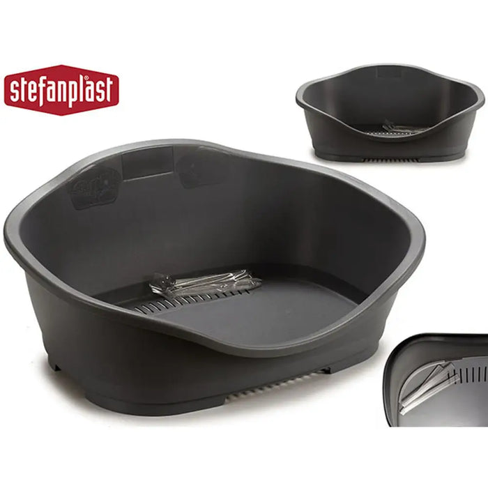 Pet bed Stefanplast Grey Plastic 68 x 27,5 x 49 cm 6 Units - Домашни Животни<<<Дом Градина<<<BigBuy&&&Къщички и