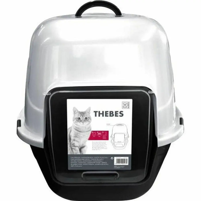 Pet carrier MPETS 62 x 53 x 58 cm White White/Black Plastic - Домашни Животни<<<Дом Градина<<<BigBuy&&&Пътуване и