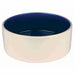 Pet feeding dish Trixie Blue Cream 2,3 L Ceramic - Купички за храна и вода<<<Домашни Животни<<<Дом Градина<<<BigBuy