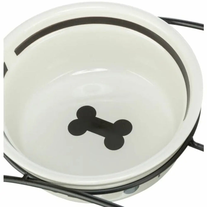 Pet feeding dish Trixie White Black 1,6 L - Домашни Животни<<<Дом Градина<<<BigBuy&&&Купички за храна и вода<<<Домашни