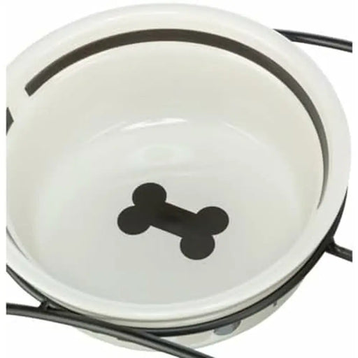 Pet feeding dish Trixie White Black 2,6 L - Домашни Животни<<<Дом Градина<<<BigBuy&&&Купички за храна и вода<<<Домашни