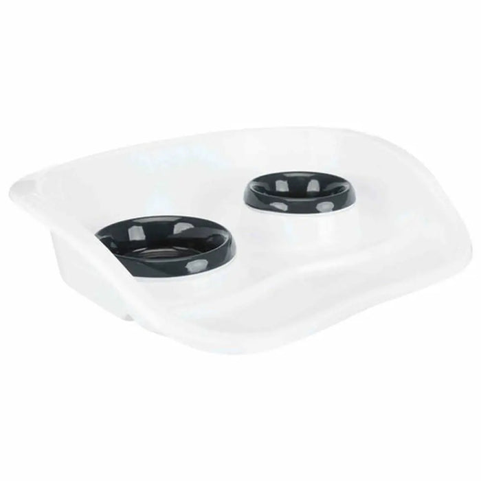 Pet feeding dish Trixie White Plastic 250 ml 300 ml 46 × 11 × 30 cm - Домашни Животни<<<Дом Градина<<<BigBuy&&&Купички