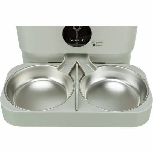 Pet feeding dish Trixie White Stainless steel Plastic 500 ml 32 x 5 x 16 cm - Домашни Животни<<<Дом