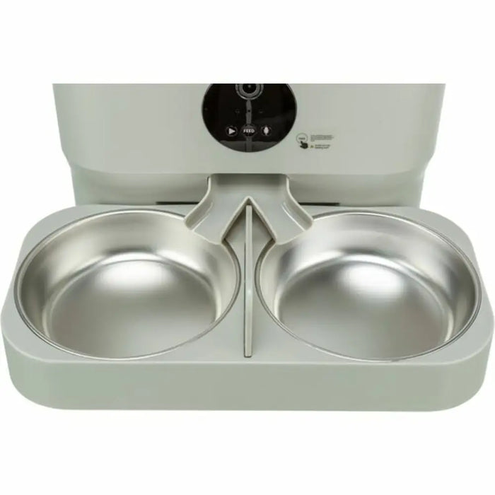 Pet feeding dish Trixie White Stainless steel Plastic 500 ml 32 x 5 x 16 cm - Домашни Животни<<<Дом