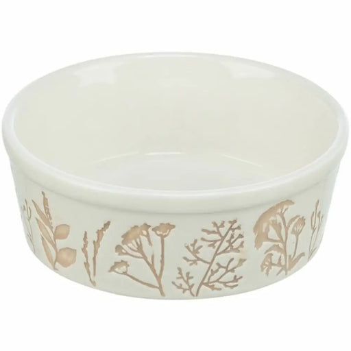 Pet feeding dish Trixie White Taupe 300 ml - Домашни Животни<<<Дом Градина<<<BigBuy&&&Купички за храна и вода<<<Домашни