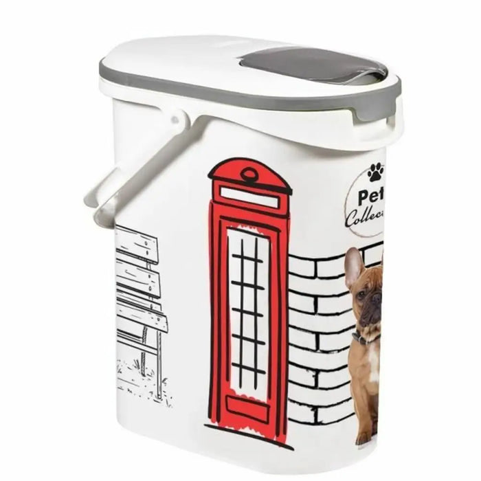 Pet food jar Curver Pets Collection White 10 L - Домашни Животни<<<Дом Градина<<<BigBuy&&&Купички за храна и