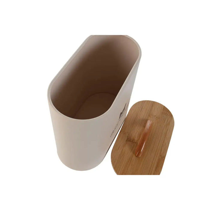 Pet food jar Home ESPRIT Beige Natural 3,6 L - Домашни Животни<<<Дом Градина<<<BigBuy&&&Хранене на домашни