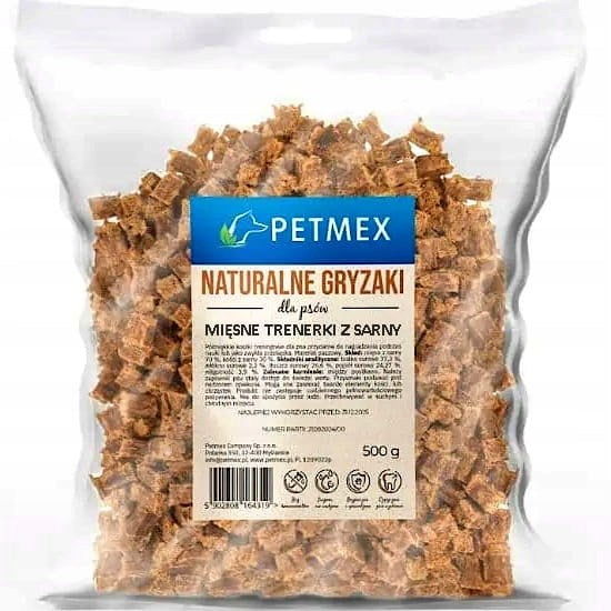 PETMEX Roe deer meat treats - dog treat - 500g