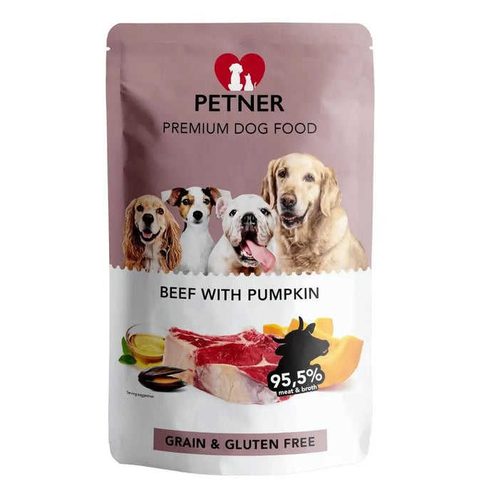PETNER Beef with pumpkin - wet dog food - 500g - Wet foodDLP-KAM<<<For the dogDLP<<<ActionPL