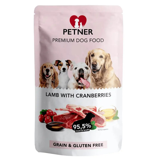PETNER Lamb with cranberries - wet dog food - 500g - Wet foodDLP-KAM<<<For the dogDLP<<<ActionPL