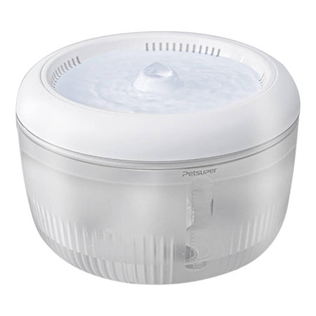Petsuper PW02 2.5L smart dog and cat fountain/drinker (white)