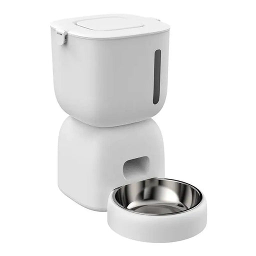Petwant F14-L(BAS) Automatic Feed Dispenser White - Bowls<<<Food Dispensers<<<Pets<<<InnproXML