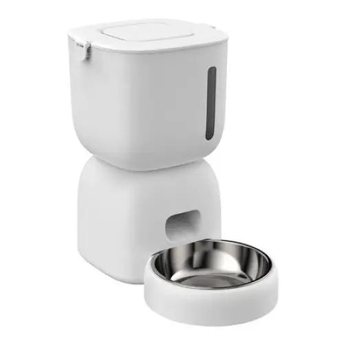 Petwant F14-L(BAS) Automatic Feed Dispenser White - Bowls<<<Food Dispensers<<<Pets<<<InnproXML
