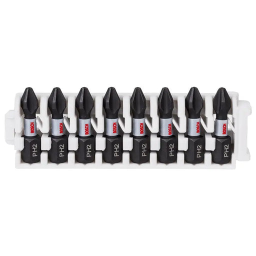 PH2 8 PIECE 25 MM BOSCH IMPACT CONTROL IMPACT SET - Битове и накрайници<<<Консумативи за