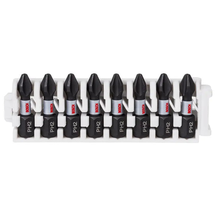 PH2 8 PIECE 25 MM BOSCH IMPACT CONTROL IMPACT SET - Битове и накрайници<<<Консумативи за