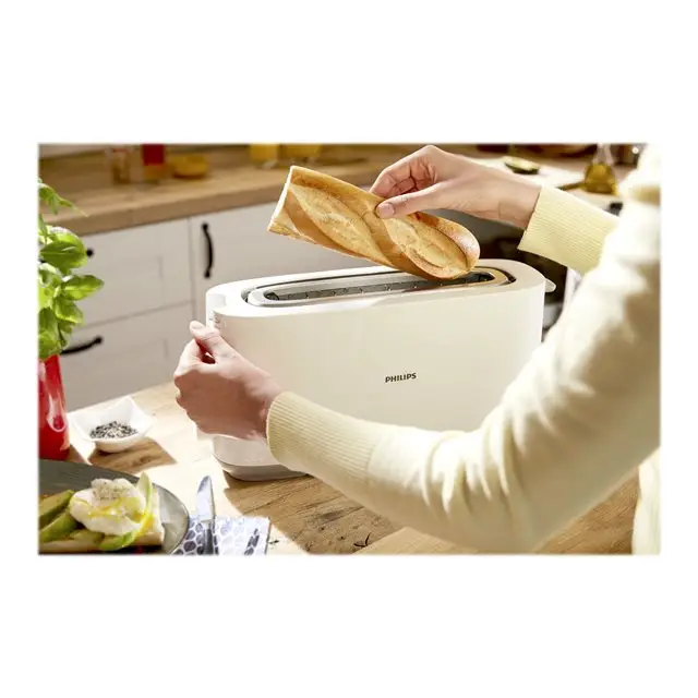PHILIPS Daily Collection Toaster 8 settings Integrated bun warming rack Compact design - Мултифункционални уреди за