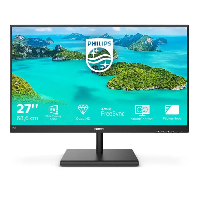 Philips E Line 275E1S/00 LED display 68.6 cm (27’’) 2560 x 1440 pixels Quad HD Black