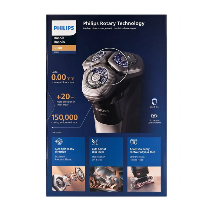 Philips i9000 X9002 Wet & Dry Electric Shaver with SkinIQ - ShaversAGD-GOL<<<Home Appliance - ProductsAGD<<<ActionPL