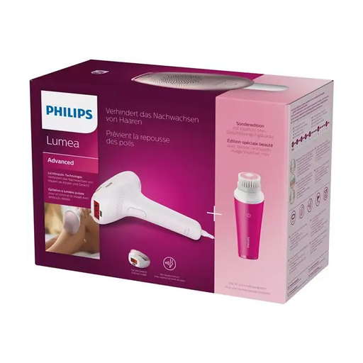 Philips Lumea Advanced + facial cleaning brush - Епилатори и фотоепилатори<<<Грижа за тялото<<<Уреди за личнa