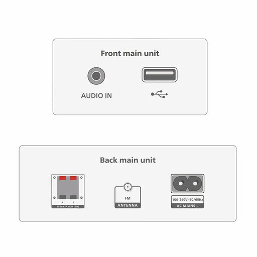 PHILIPS Micro music system TAM3205 Bluetooth CD MP3-CD USB FM 18 W - Цифрови AV системи<<<Аудио и Видео системи<<<Аудио