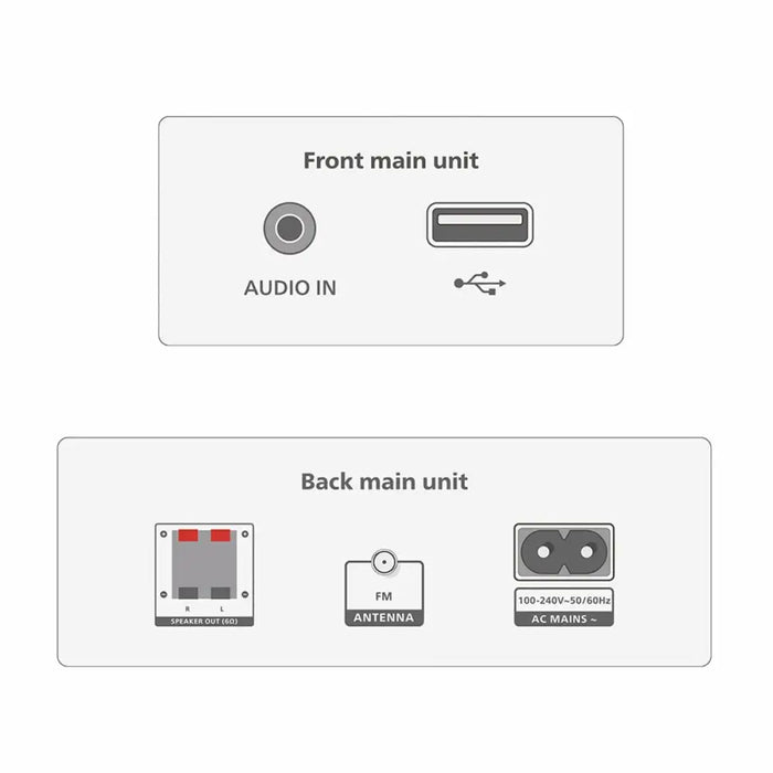 PHILIPS Micro music system TAM3205 Bluetooth CD MP3-CD USB FM 18 W - Цифрови AV системи<<<Аудио и Видео системи<<<Аудио