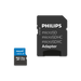 Philips Micro SDHC Card 128GB Class 10 UHS-I U3 - Карти памет<<<Памети<<<MediaTrade