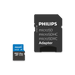 Philips Micro SDHC Card 64GB Class 10 UHS-I U3 V30 A1 - Карти памет<<<Памети<<<MediaTrade