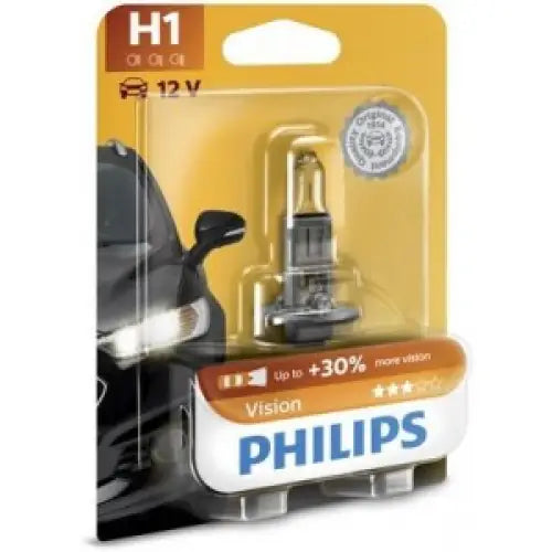 PHILIPS PREMIUM H1 3200K 55W 12V CARTON BLISTER 1 PCS - КРУШКИ И СВЕТЛИНИ<<<MaxCar