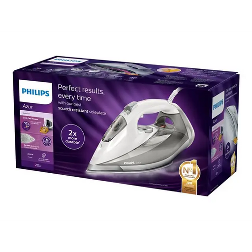 Philips Steam iron Azur 50 g/min continuous steam 220 g steam boost SteamGlide Elite soleplate - Парни ютии и