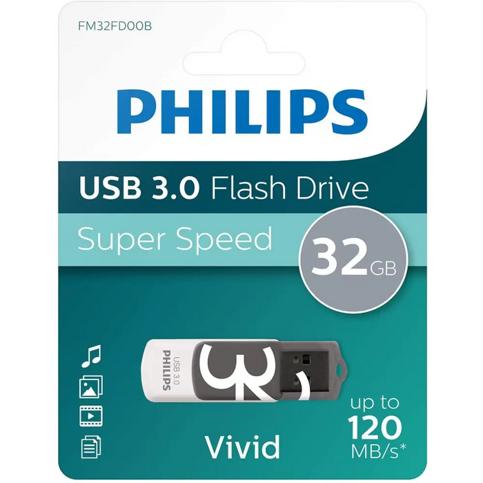 Philips USB 3.0 32GB Vivid Edition - USB флаш памети<<<Памети<<<MediaTrade