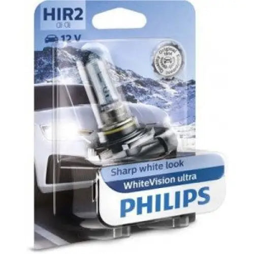 PHILIPS WHITEVISON ULTRA HIR2 5000K 55W 12V CARTON BLISTER 1 PCS - КРУШКИ И СВЕТЛИНИ<<<MaxCar