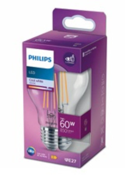 LED LAMP PHILIPS FIL 60W E27 4000K A60