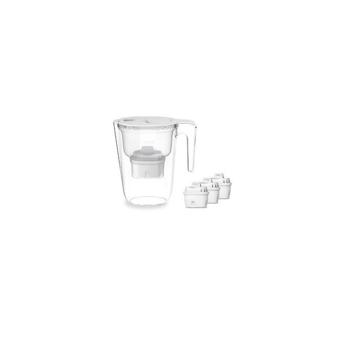 FILTERING JUG FOR 2.6L WATER WITH TIMER + 3 pcs. FILTER AWP2933WHT PHILIPS - WHITE