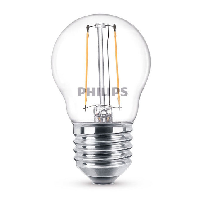 LED BULB FILAMENT E27 2W 2700K 250LM P45 PHILIPS