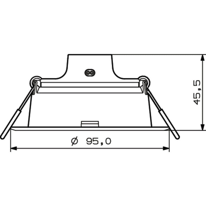 LED PANEL CIRCLE 5.5W 550LM 4000K 9.5CM PHILIPS