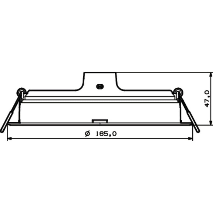 LED PANEL CIRCLE 16.5W 1750LM 4000K 16.5CM PHILIPS