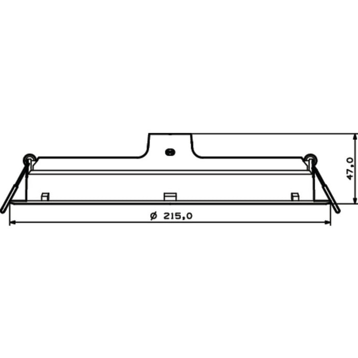 LED PANEL CIRCLE 23.5W 2550LM 4000K 22.5CM PHILIPS