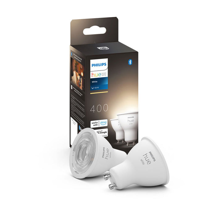 LED BULB GU10 5.2W 2700K 2 PCS PHILIPS HUE
