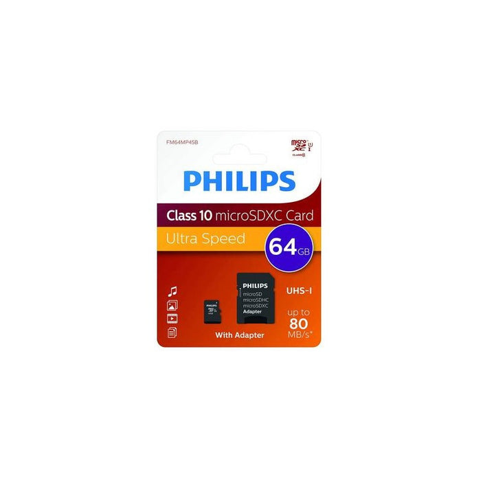 Philips Memory card SDXC 64GB Class 10 UHS-I U1