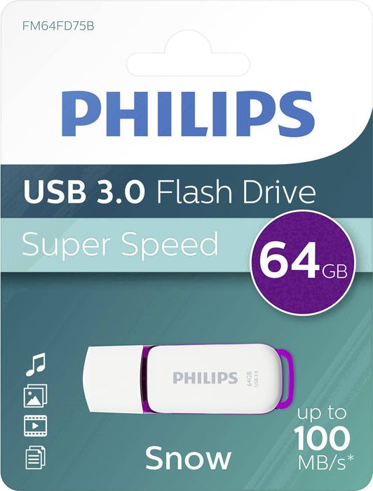 Philips USB 3.0 64GB Snow Edition