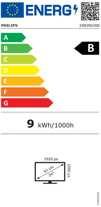 Philips 24B2N2200, 23.8" IPS WLED, 1920x1080@120Hz, 4ms GtG, 300cd m/2, 1500:1, 50M:1 DCR, Adaptive Sync, FlickerFree, SoftBlue, 2Wx2, Tilt, D-SUB, HDMI, DP
