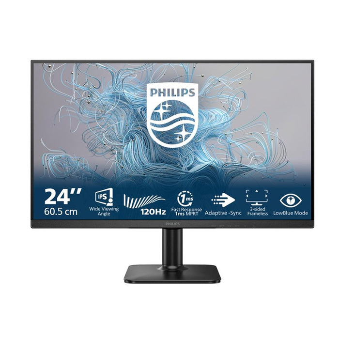 Philips 24E2N1110, 23.8" IPS WLED, 1920x1080@120Hz, 4ms GtG, 1ms MPRT, 300cd m/2, 1500:1, Mega Infinity DCR, Adaptive Sync, FlickerFree, LowBlue Mode, Tilt, D-SUB, HDMI
