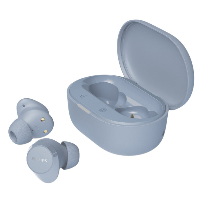 PHILIPS Bluetooth headphones IPX4 up to 24 hours playtime blue