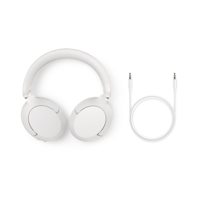 PHILIPS Bluetooth On-Ear headphones up to 80 hours playtime white