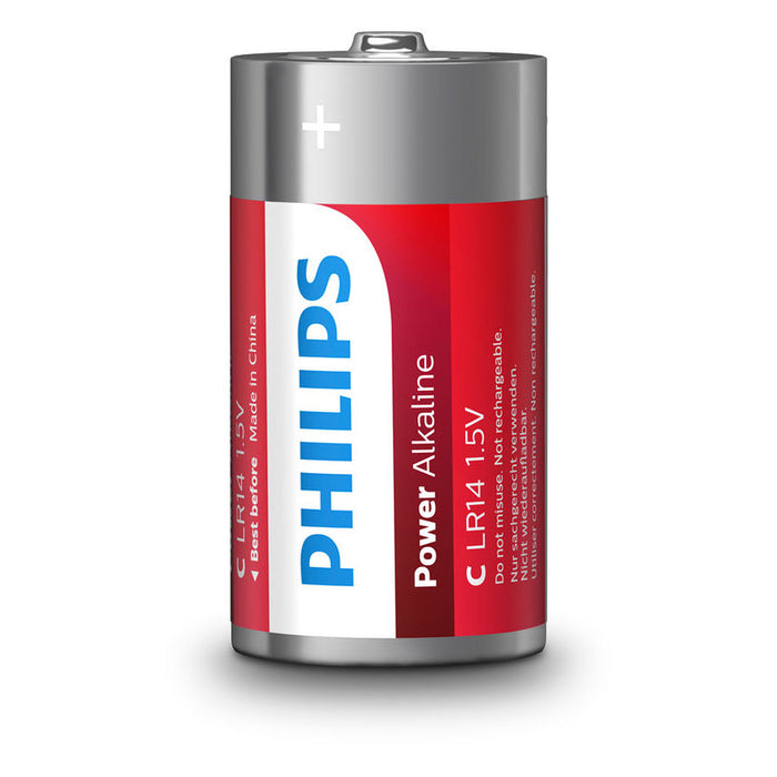 BATTERIES PHILIPS POWERLIFE C LR14P2B/10