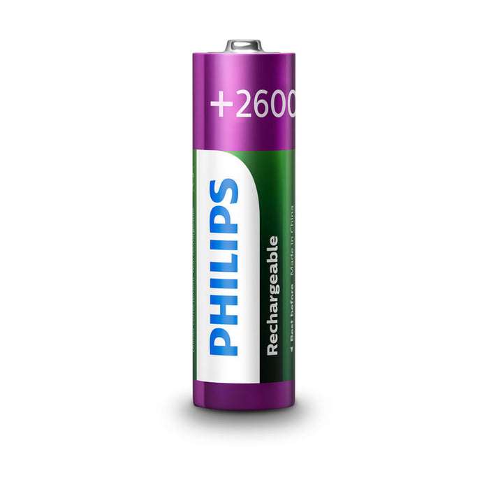 Philips Rechargeable battery HR6 AA, 2600 mAh, 2-blister