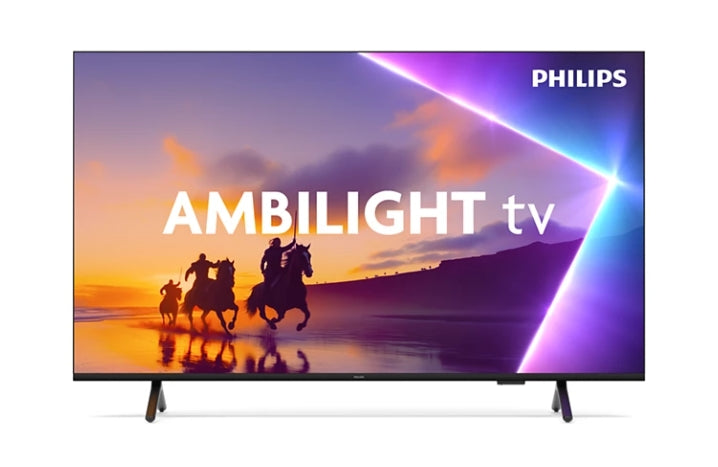 Philips 43PUS8510/12, 43" 4K Ultra HD QLED, 3840x2160p, DVB-T/T2/T2-HD/C/S/S2, 60Hz, Ambilight 3, Pixel Precise UHD, 90% DCI, HDR+, Titan OS, Dolby Atmos, Dolby Digital, VRR, 3*HDMI, 2*USB, 802.11ac, 20W RMS, Black