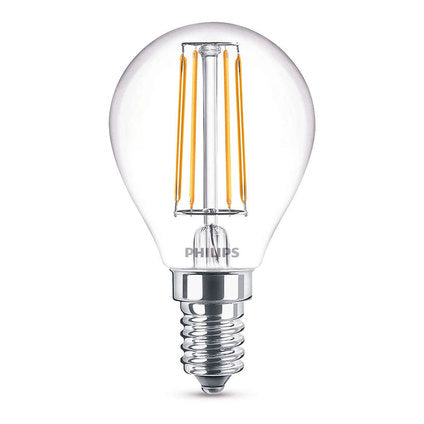 LED KR E14 4W 470LM 2700K BALL FILAMENT PHILIPS